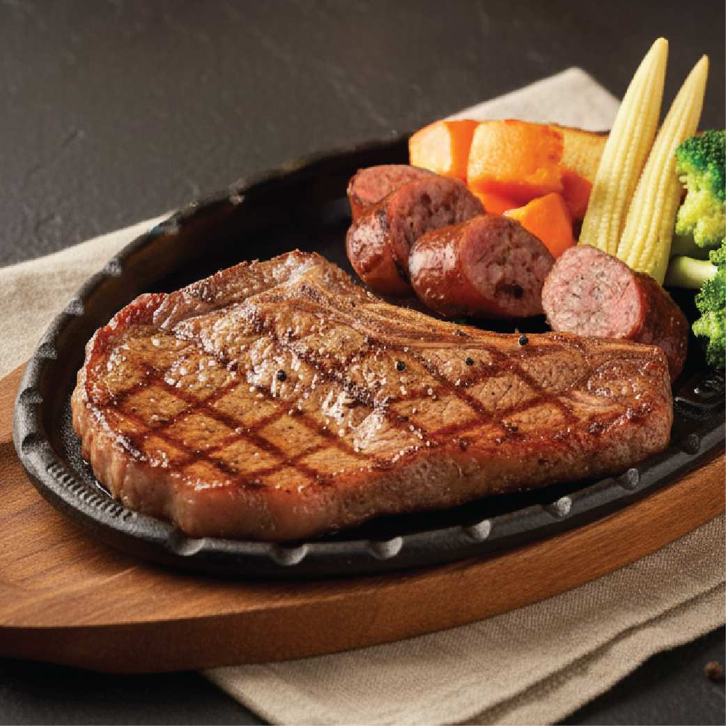 Kurobuta Pork Prime Rib with Steak Sausage (Medium) 